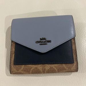 Coach Multi Color Small Trifold Wallet